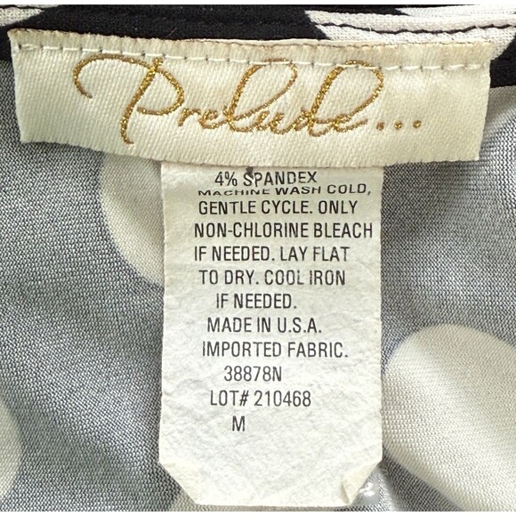 Women’s Mod Retro Polka Dot Graphic Print Shift Dress Colorblock Artsy Bold Sz M - Picture 5 of 8